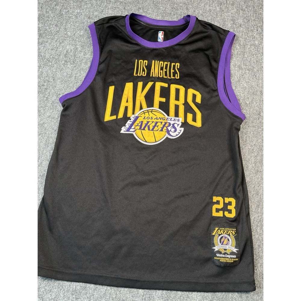 NBA Men's Los Angeles Lakers #23 Sleeveless Basketball‎ Tank Top Black VXMH164S